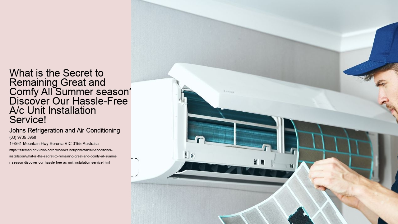 What is the Secret to Staying Trendy and Comfy this Summertime? Discover Our Specialist Air Conditioner Installation Service!